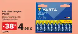 Carrefour Market Pile Varta Longlife Power offerta