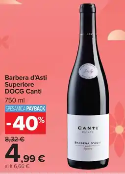 Carrefour Market Barbera d'Asti Superiore DOCG Canti offerta