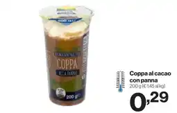 In'S Mercato Coppa al cacao con panna offerta