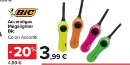 Carrefour Market Accendigas Megalighter Bic offerta