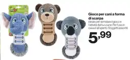 In'S Mercato Gioco per cani a forma di scarpa offerta