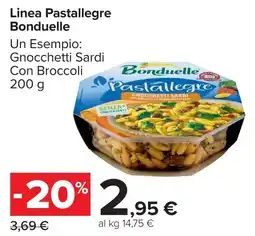 Carrefour Market Bonduelle Pastallegre Gnocchetti Sardi Con Broccoli offerta