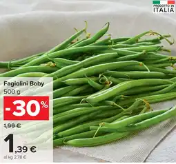 Carrefour Market Fagiolini Boby offerta