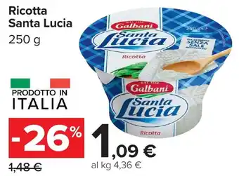 Carrefour Market Ricotta Santa Lucia offerta