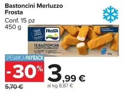 Carrefour Market Bastoncini Merluzzo Frosta offerta
