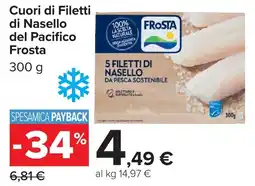 Carrefour Market Cuori di Filetti di Nasello del Pacifico Frost offerta