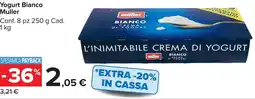 Carrefour Market Yogurt Bianco Muller offerta