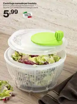 In'S Mercato Centrifuga manuale per insalata offerta