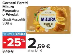 Carrefour Market Cornetti Farciti Misura offerta