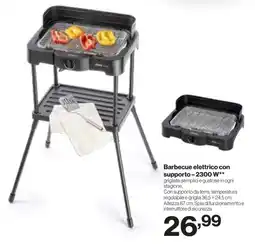 In'S Mercato Barbecue elettrico con supporto offerta