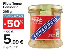 Carrefour Market Filetti Tonno Consorcio offerta