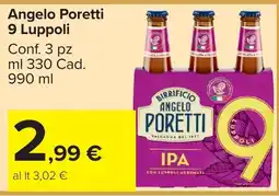 Carrefour Market Angelo Poretti 9 Luppoli offerta