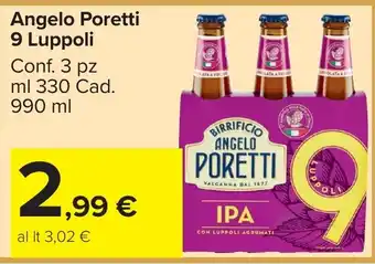 Carrefour Market Angelo Poretti 9 Luppoli offerta