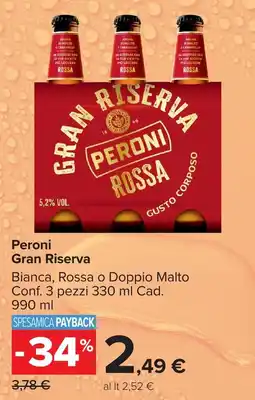 Carrefour Market Peroni Gran Riserva offerta