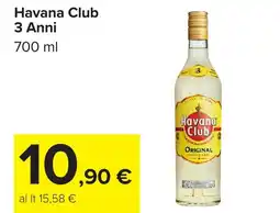 Carrefour Market Havana Club 3 Anni offerta