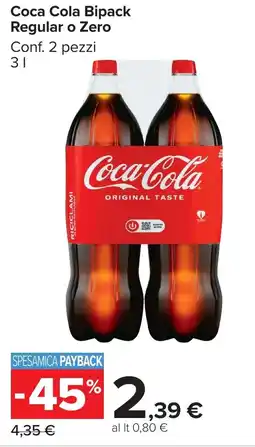 Carrefour Market Coca Cola Bipack offerta
