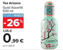 Carrefour Market Tea Arizona Gusti Assortiti offerta