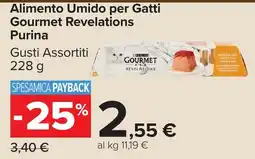 Carrefour Market Alimento Umido per Gatti Gourmet Revelations Purina offerta