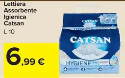 Carrefour Market Lettiera Assorbente Igienica Catsan offerta