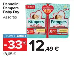 Carrefour Market Pannolini Pampers Baby Dry Assortiti offerta