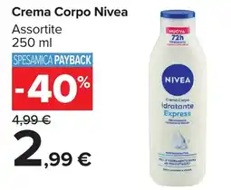 Carrefour Market Crema Corpo Nivea offerta