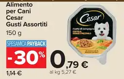 Carrefour Market Alimento per Cani Cesar Gusti Assortiti offerta