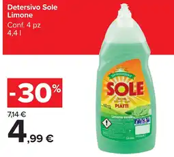 Carrefour Market Detersivo Sole Limone offerta