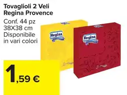 Carrefour Market Tovaglioli 2 Veli Regina Provence offerta