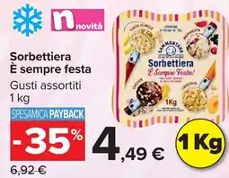 Carrefour Market Sorbettiera Sammontana offerta