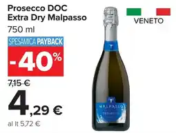 Carrefour Market Prosecco DOC Extra Dry Malpasso offerta