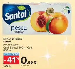 Carrefour Market Nettari di Frutta Santal offerta