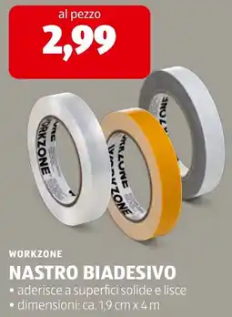 ALDI Workzone nastro biadesivo offerta