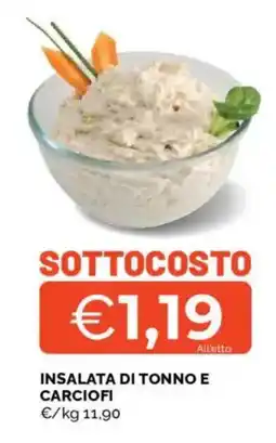 Mercatò Insalata di tonno e carciofi offerta
