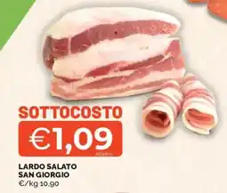 Mercatò Lardo Salato San Giorgio offerta