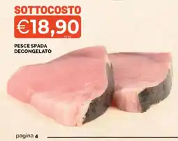 Mercatò PESCE SPADA DECONGELATO offerta