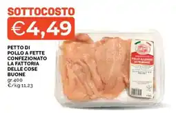 Mercatò PETTO DI POLLO A FETTE offerta