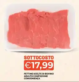 Mercatò Fettine scelte di bovino adulto confezione convenienza offerta