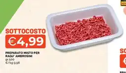 Mercatò PREPARATO MISTO PER RAGU' AMBROSINI offerta