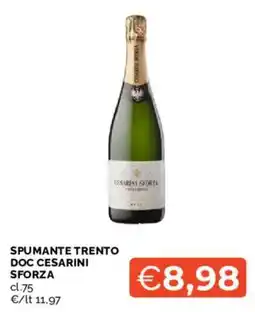 Mercatò Spumante Trento DOC Cesarini Sforza offerta