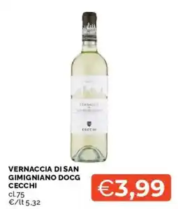 Mercatò Vernaccia di San Gimigniano DOCG Cecchi offerta