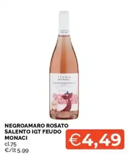 Mercatò Negroamaro Rosato Feudo Monaci offerta