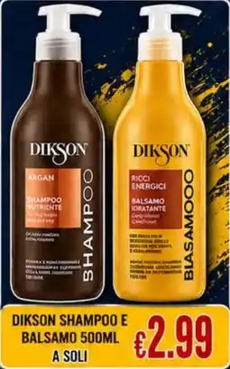 A Casa Mia Dikson Shampoo e Balsamo offerta
