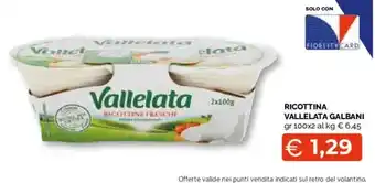 Mercatò Extra Ricottina Vallelata Galbani offerta