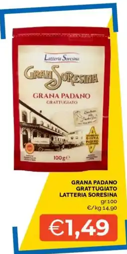 Mercatò Grana Padano Grattugiato Latteria Soresina offerta