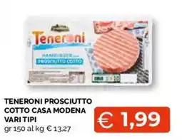 Mercatò Extra Teneroni Prosciutto Cotto offerta