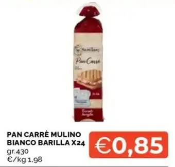 Mercatò PAN CARRÈ MULINO BIANCO BARILLA offerta