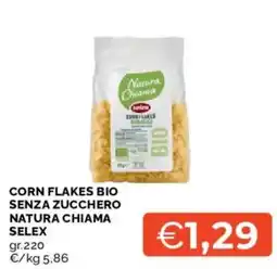Mercatò Corn Flakes Bio Senza Zucchero Natura Chiama Selex offerta