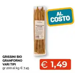 Mercatò Extra Grissini Bio Granforno offerta