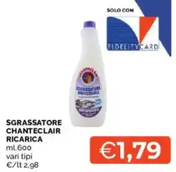 Mercatò Sgrassatore Chanteclair Ricarica offerta