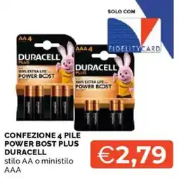 Mercatò Pile Power Bost Plus Duracell offerta